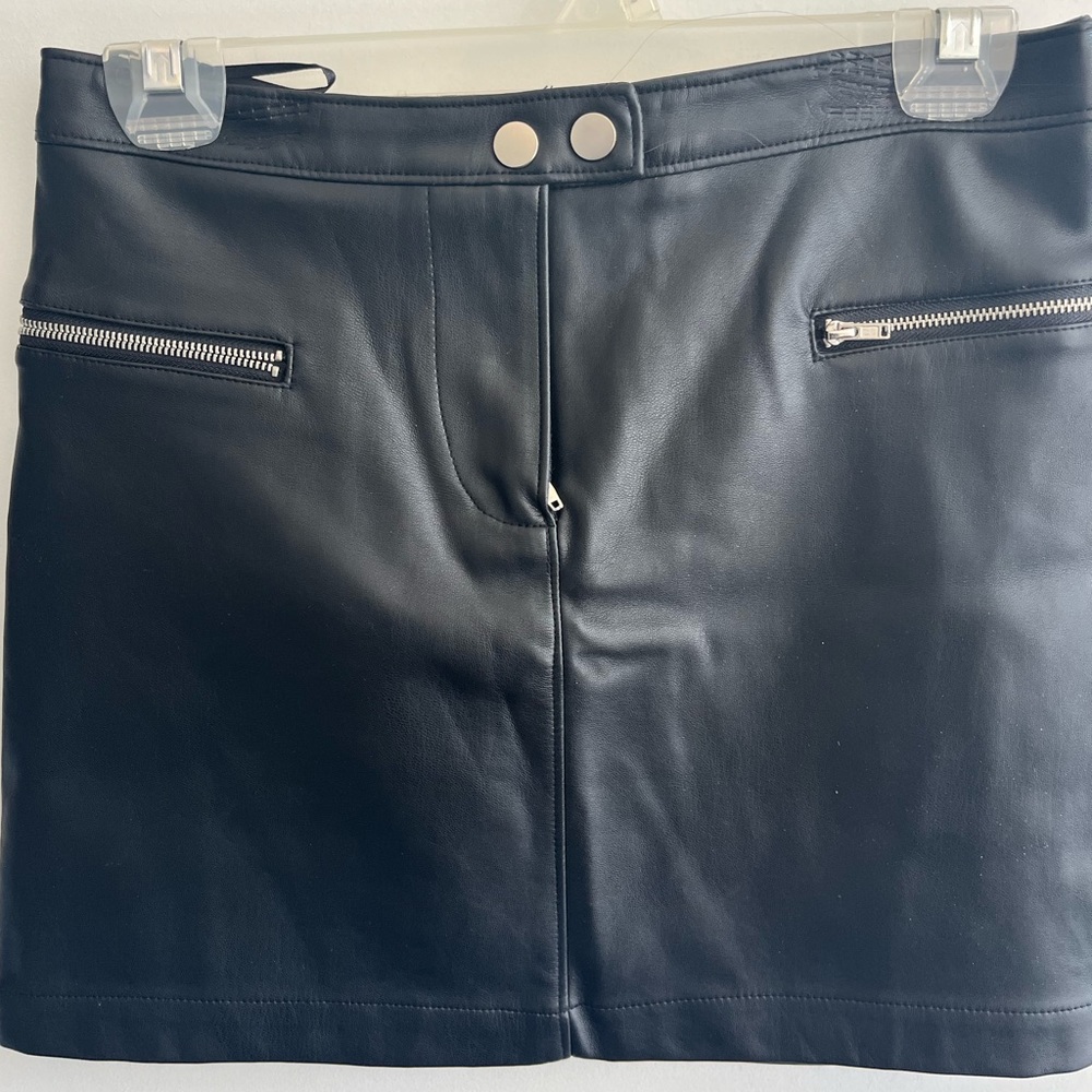 Black Leather Skirt
